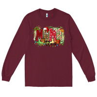 Burgundy mama claus Long Sleeve Tee - Zillion Design Studio