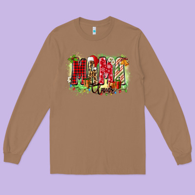 Mama Claus Long Sleeve Tee Designed By Zillion Design Studio