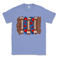 Colony Blue football brushstroke Classic Tee - Zillion Design Studio