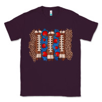 Plum football brushstroke Classic Tee - Zillion Design Studio