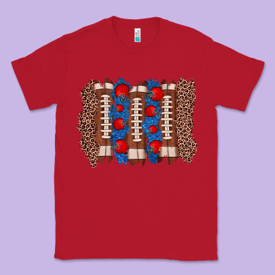 Football Brushstroke Classic Tee Designed By Zillion Design Studio
