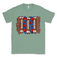 Sage football brushstroke Classic Tee - Zillion Design Studio