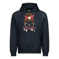 Navy softball mom Urban Hoodie - MaliasSmallBusiness