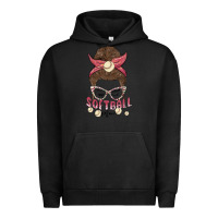 Pigment Black softball mom Urban Hoodie - MaliasSmallBusiness