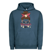 Pigment Midnight Navy softball mom Urban Hoodie - MaliasSmallBusiness