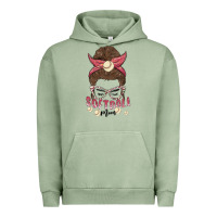 Pigment Oil Green softball mom Urban Hoodie - MaliasSmallBusiness