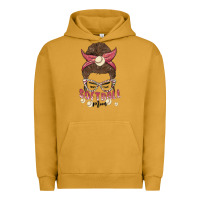 Pigment Peanut Butter softball mom Urban Hoodie - MaliasSmallBusiness