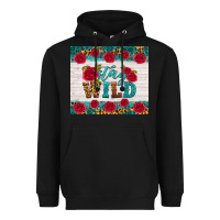 Black stay wild Heavyweight Hoodie - HRA Design Shop
