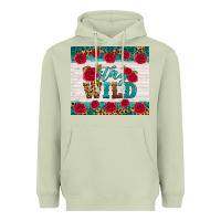 Matcha stay wild Heavyweight Hoodie - HRA Design Shop