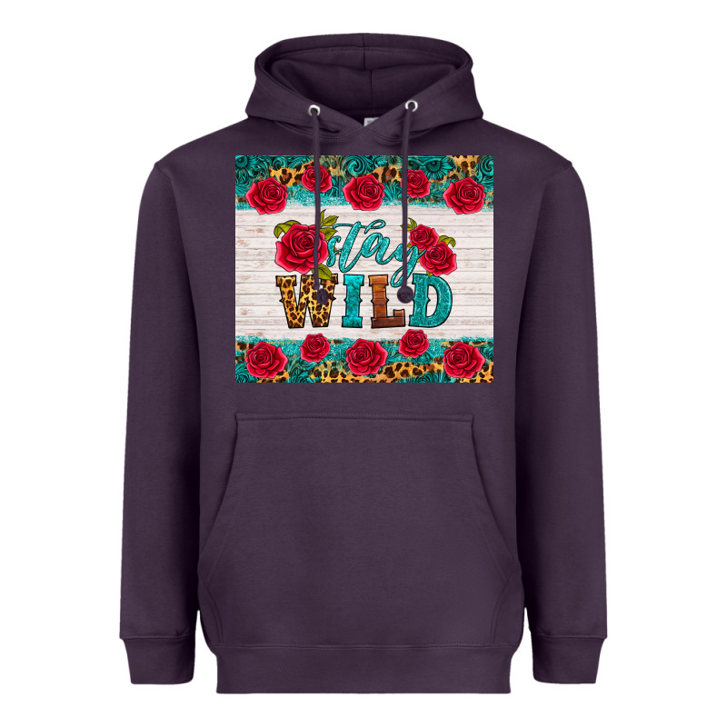Stay Wild Heavyweight Hoodie by HRA Design Shop | Teevron