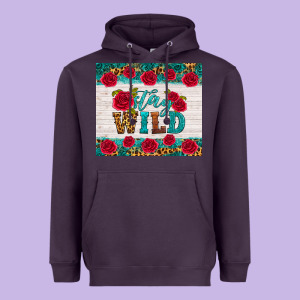 Stay Wild Heavyweight Hoodie Designed By Hra Design Shop