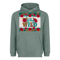Sage stay wild Heavyweight Hoodie - HRA Design Shop