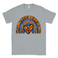 Heather Grey basketball rainbow Classic Tee - Zillion Design Studio