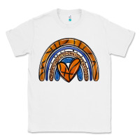 White basketball rainbow Classic Tee - Zillion Design Studio