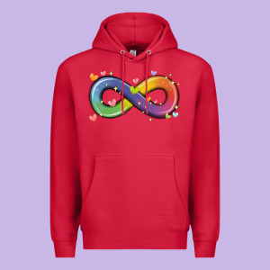 Infinity Symbol Autism Premium Hoodie Designed By Maliassmallbusiness