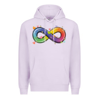 Lilac infinity symbol autism Premium Hoodie - MaliasSmallBusiness