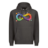 Smoke infinity symbol autism Premium Hoodie - MaliasSmallBusiness