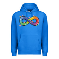 True Royal infinity symbol autism Premium Hoodie - MaliasSmallBusiness