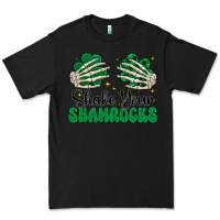Black shake your shamrocks Premium Tee - CowhideDigitalArt