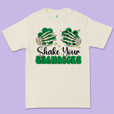 Shake Your Shamrocks Premium Tee Designed By Cowhidedigitalart