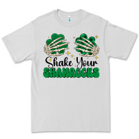 Dove Grey shake your shamrocks Premium Tee - CowhideDigitalArt