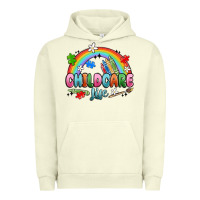 Pigment Pistachio childcare life Urban Hoodie - MaliasSmallBusiness
