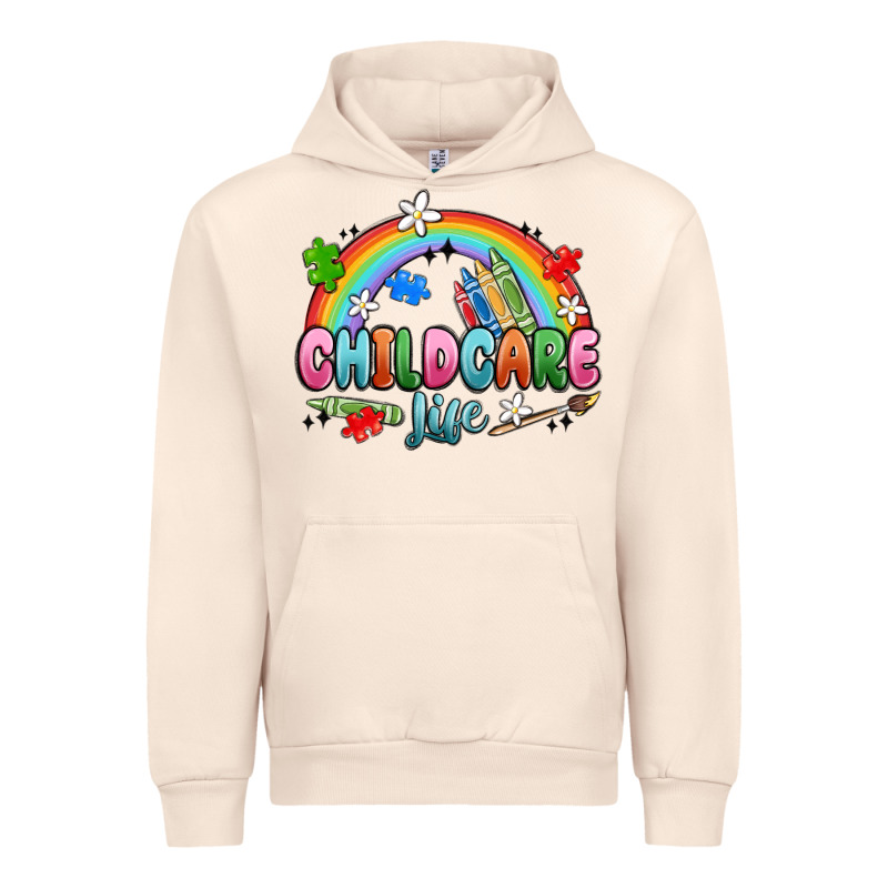 Childcare Life Urban Hoodie by MaliasSmallBusiness | Teevron