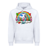 White childcare life Urban Hoodie - MaliasSmallBusiness