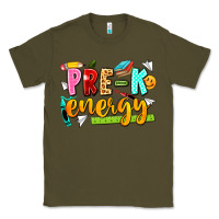 Army Green pre k energy Classic Tee - texasbilliewilder