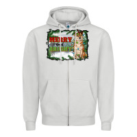 Dove Grey merry and bright shiba inu Zipper Hoodie - RanaPortraitStore