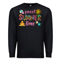 Black sweet summer time Premium Sweatshirt - AdoDesignShop