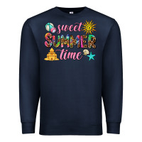 Navy sweet summer time Premium Sweatshirt - AdoDesignShop