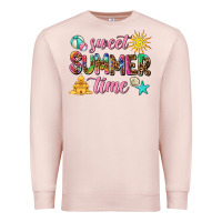 Pale Pink sweet summer time Premium Sweatshirt - AdoDesignShop