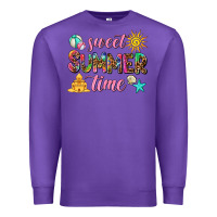 Purple sweet summer time Premium Sweatshirt - AdoDesignShop
