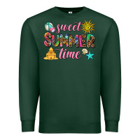 Sports Green sweet summer time Premium Sweatshirt - AdoDesignShop