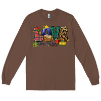 Chestnut love came down luke 2 11 Long Sleeve Tee - Zillion Design Studio