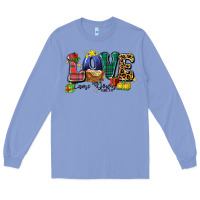 Colony Blue love came down luke 2 11 Long Sleeve Tee - Zillion Design Studio