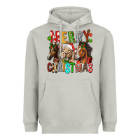 Moon Dust Merry christmas horses Heavyweight Hoodie - FaDigitalArtStudio