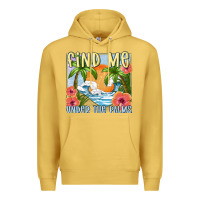 Antique Gold find me under the palms Premium Hoodie - MaliasSmallBusiness