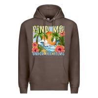 Coffee find me under the palms Premium Hoodie - MaliasSmallBusiness