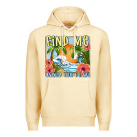 Pina Colada find me under the palms Premium Hoodie - MaliasSmallBusiness