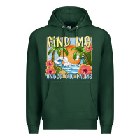 Sports Green find me under the palms Premium Hoodie - MaliasSmallBusiness