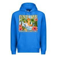 True Royal find me under the palms Premium Hoodie - MaliasSmallBusiness