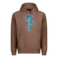 Chestnut Western Turquoise Cactus Premium Hoodie - RanaPortraitStore