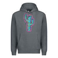 Rock Western Turquoise Cactus Premium Hoodie - RanaPortraitStore