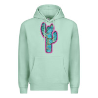Seafoam Western Turquoise Cactus Premium Hoodie - RanaPortraitStore