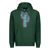 Sports Green Western Turquoise Cactus Premium Hoodie - RanaPortraitStore