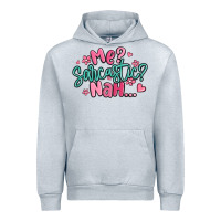 Heather Grey me sarcastic nah... Urban Hoodie - MaliasSmallBusiness