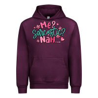 Mauve Wine me sarcastic nah... Urban Hoodie - MaliasSmallBusiness
