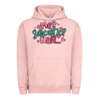Pigment Salmon me sarcastic nah... Urban Hoodie - MaliasSmallBusiness